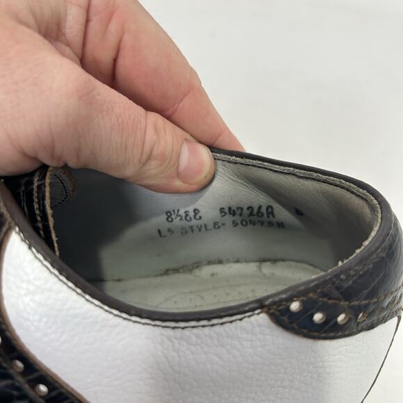 Footjoy Classics Dry Premiere Golf Shoes “White Chestnut” main image 4